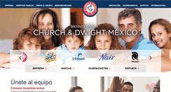 Desktop Screenshot of churchdwight.com.mx