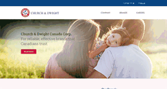 Desktop Screenshot of churchdwight.ca